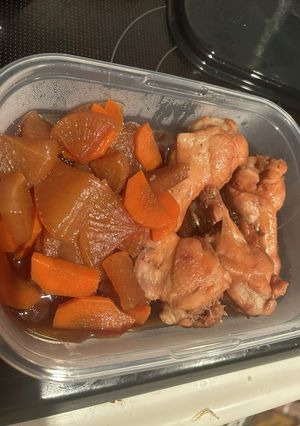 炊飯器 手羽元と大根煮-レシピのメイン写真