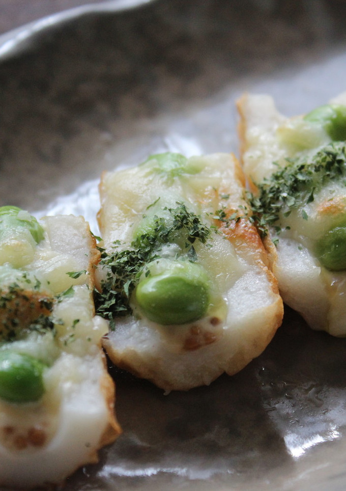 ちくわと枝豆のチーズ焼き-レシピのメイン写真