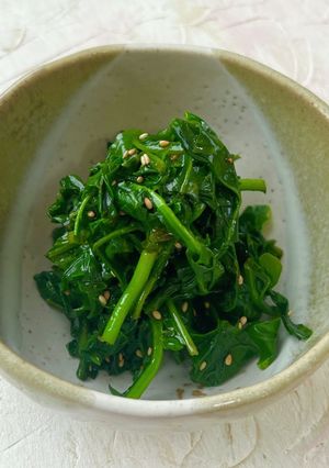 パクパク食べる♪簡単☆ルッコラのナムル-レシピのメイン写真