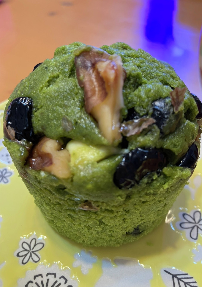 簡単おいしい黒豆の抹茶マフィン-レシピのメイン写真