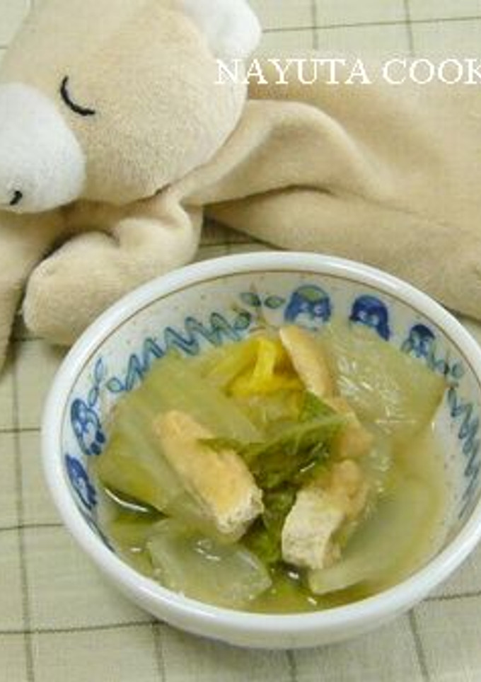 白菜と油揚げのさっと煮-レシピのメイン写真