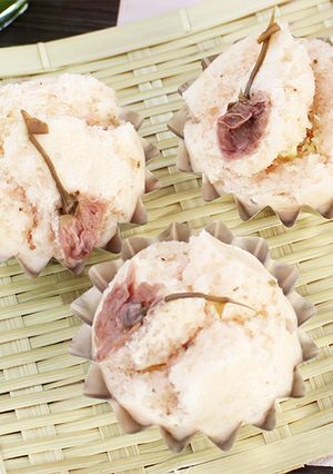 しっとりふわふわ＊桜蒸しパン-レシピのメイン写真