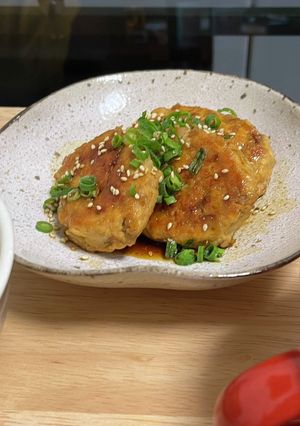 ヘルシー！照り焼きハンバーグ-レシピのメイン写真