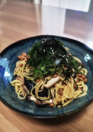 納豆パスタ-レシピのメイン写真