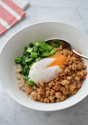 玄米ゼンライス使用！お豆腐そぼろ丼-レシピのメイン写真