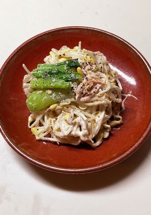 食感も楽しい！ツナと豆もやしのサラダ-レシピのメイン写真