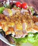 桃ジャムソースの鬼旨チキンステーキ