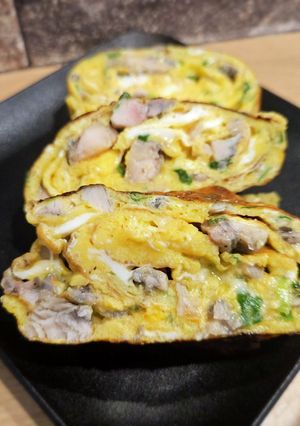 炭焼き焼き鳥～お弁当に～簡単玉子焼き-レシピのメイン写真