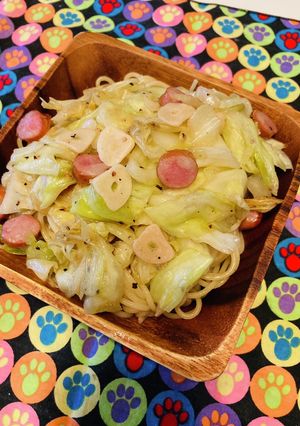 ウィンナーとキャベツの\大盛り/ペペロン-レシピのメイン写真