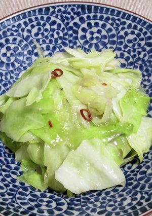 キャベツのアンチョビにんにく炒め-レシピのメイン写真
