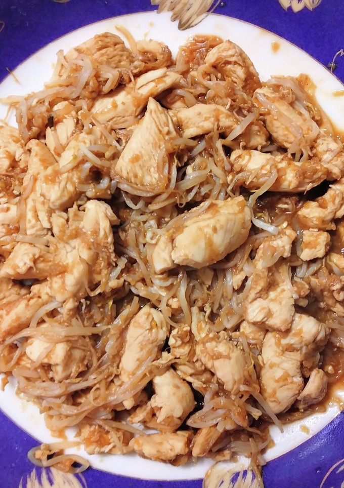 鶏ささみ もやしの 味噌で みソース炒め-レシピのメイン写真