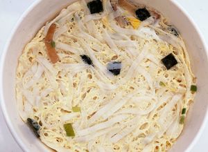 レンジで簡単！とうふ麺の茶碗蒸し-レシピのメイン写真