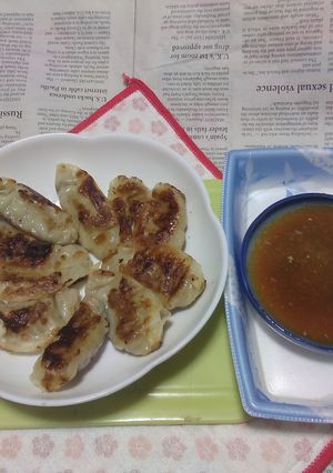 珉珉のセミ餃子＋付属のタレにんにくの日-レシピのメイン写真