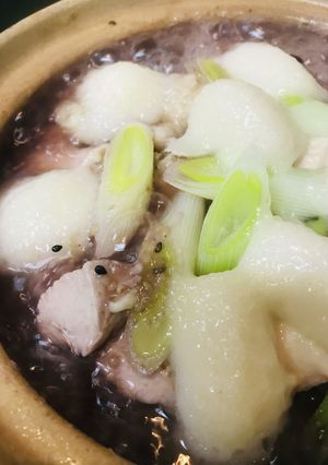 雑炊前提●鶏肉＆キャベツの十六穀米鍋-レシピのメイン写真