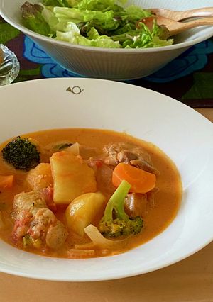 ＊鶏肉のトマトクリームシチュー＊-レシピのメイン写真