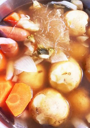 ゴロゴロ野菜のスープ-レシピのメイン写真