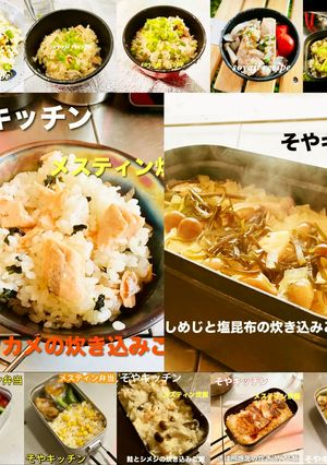 メスティン炊飯 キャンプ飯 お菜要らず-レシピのメイン写真
