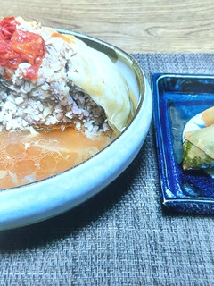 ロールキャベツとキャベツの芯で中華春巻き-レシピのメイン写真