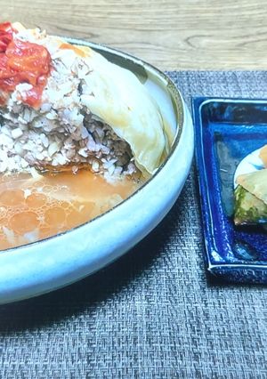 ロールキャベツとキャベツの芯で中華春巻き-レシピのメイン写真