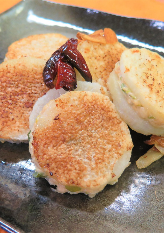長いもとねぎのはさみ焼き-レシピのメイン写真