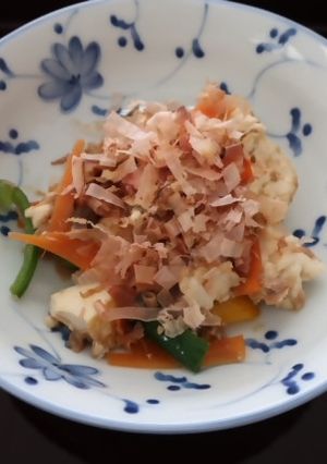 【フレイル予防献立】豆腐チャンプルー-レシピのメイン写真