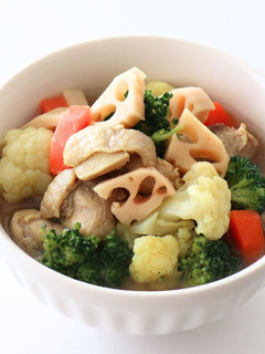 子ども喜ぶ!冬野菜のカレースープ-レシピのメイン写真