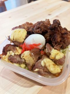 鶏肉2種盛り!唐揚げ&マヨ照り焼き弁当-レシピのメイン写真