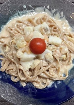 明太シーフードう米めん-レシピのメイン写真