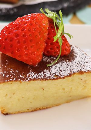 もっちもち♡いちごジャムヨーグルトケーキ-レシピのメイン写真