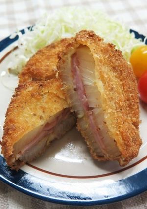 玉ねぎハムカツ-レシピのメイン写真