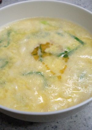 一工夫で、中華やさんのたまごスープ♪-レシピのメイン写真