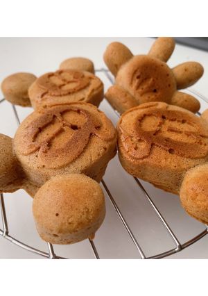 卵なし!米粉のきな粉焼きドーナツ!-レシピのメイン写真