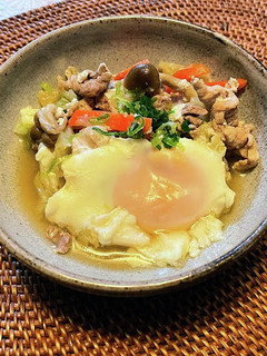 【フレイル予防】白菜と豚肉の卵落とし-レシピのメイン写真