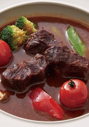 とろっとろ！牛ホホニクのワイン煮込み-レシピのメイン写真