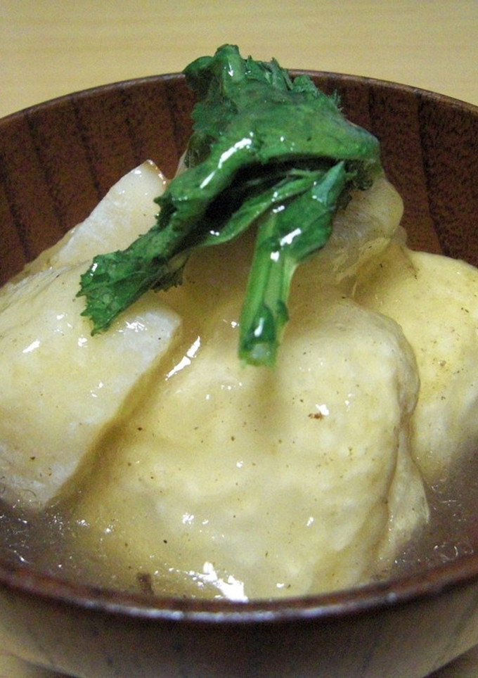 春を味わう！豆腐とタケノコの揚げだし　-レシピのメイン写真