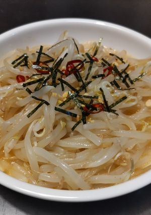 スパゲティソースでもやしを食べる-レシピのメイン写真
