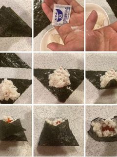 おにぎりの海苔の包み方-レシピのメイン写真