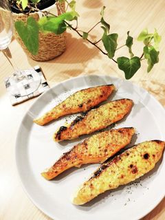 塩鮭のハニーマスタードマヨ焼き-レシピのメイン写真