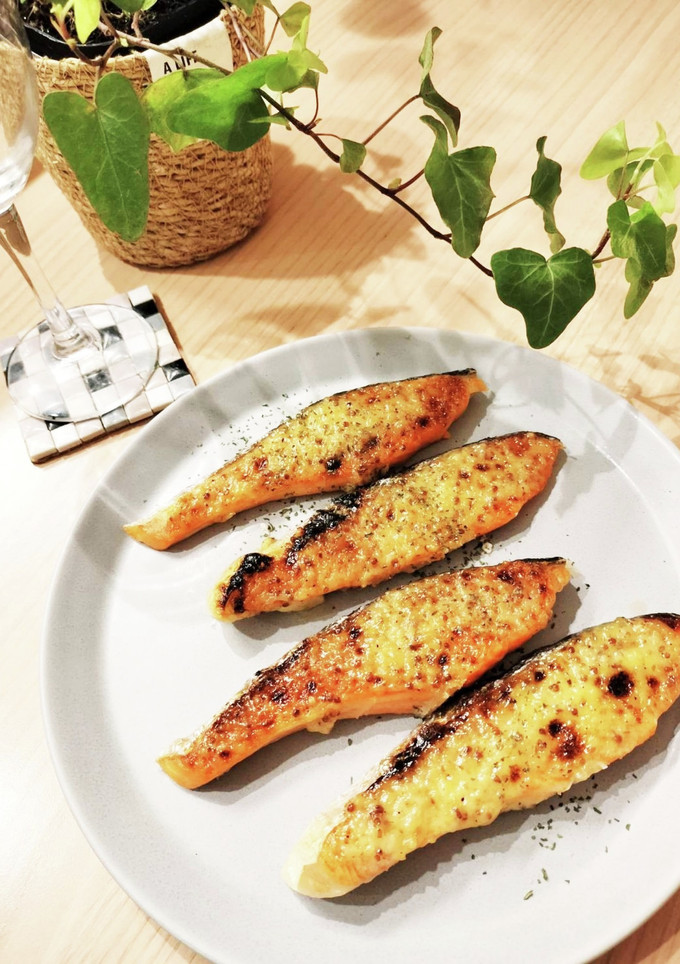 塩鮭のハニーマスタードマヨ焼き-レシピのメイン写真