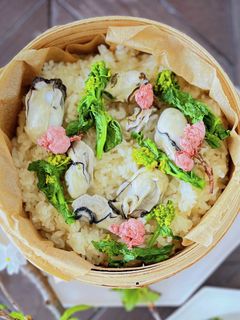 牡蠣おこわ-レシピのメイン写真
