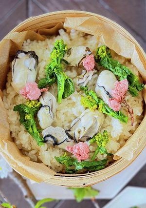 牡蠣おこわ-レシピのメイン写真