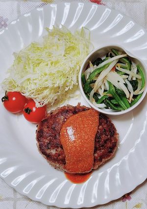 卵不使用ハンバーグ-レシピのメイン写真