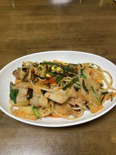 豚キムチ炒め-レシピのメイン写真