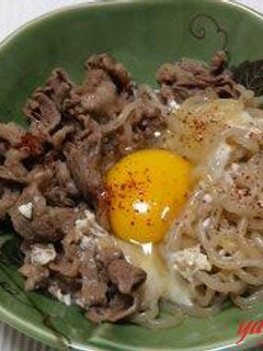 牛肉と糸こんにゃくのすき煮-レシピのメイン写真