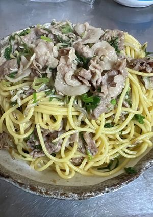 豚肉とちりめんじゃこの和風パスタ-レシピのメイン写真