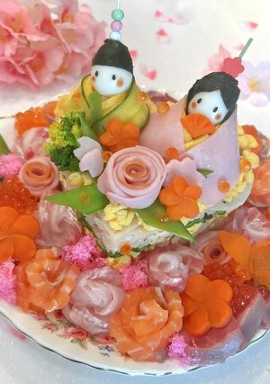ひな祭りに❀五目ちらし寿司❀-レシピのメイン写真