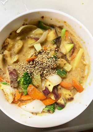 お一人様ピリ辛味噌味根菜たっぷり野菜炒め-レシピのメイン写真