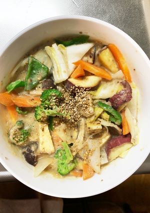 お一人様味噌クリーム味根菜たっぷり野菜炒-レシピのメイン写真