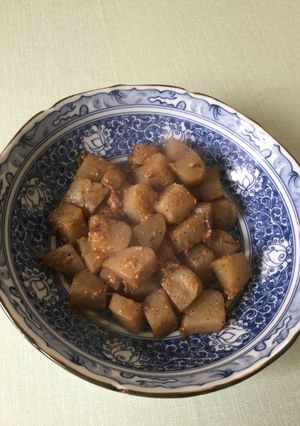 コンニャクの常備菜•みそ風味-レシピのメイン写真