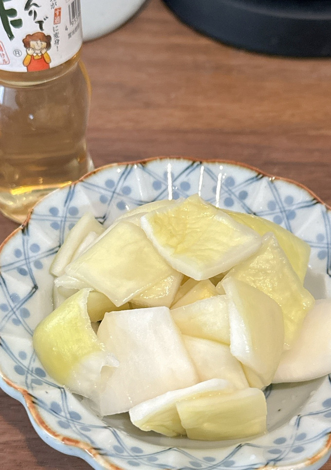 大根の皮　即席漬物-レシピのメイン写真